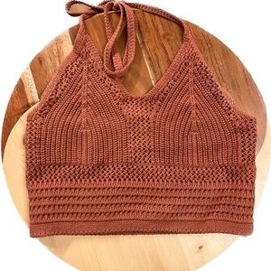 Aerie crochet crop top